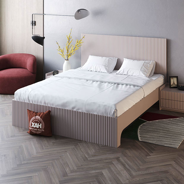 Двуспальная кровать Ривьера в интерьере