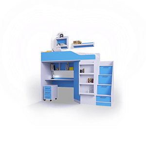 Светлая, современная кухня с надстройкой под потолок