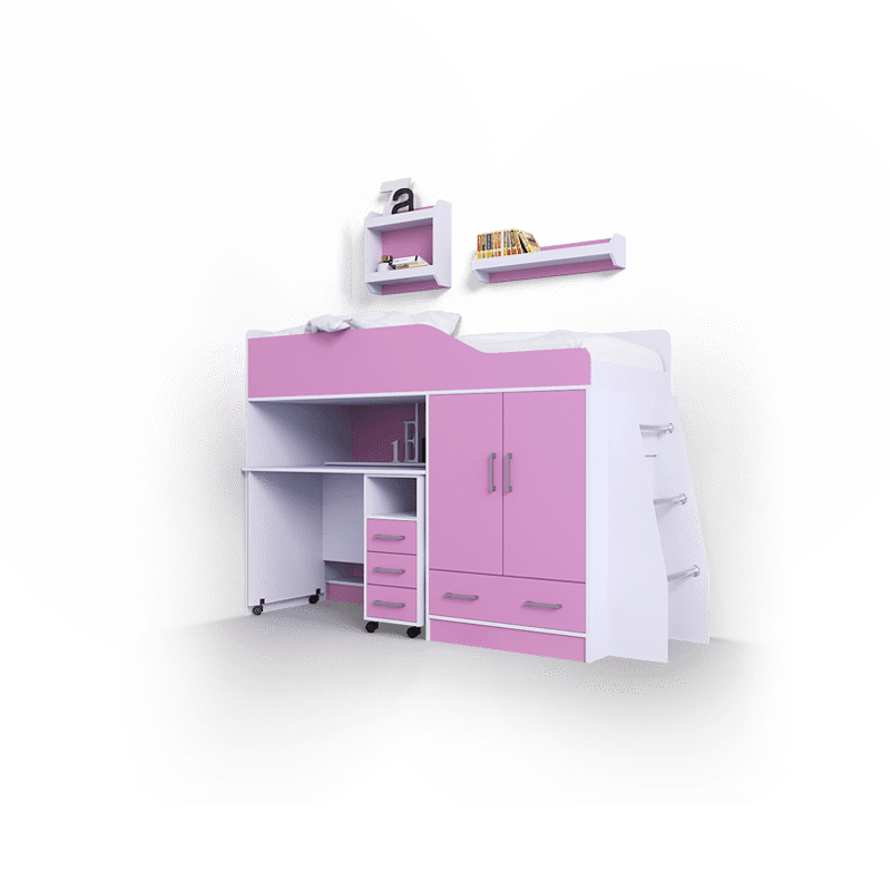 Светлая, современная кухня с надстройкой под потолок